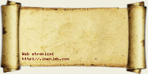 Jovana Trifunović vizit kartica